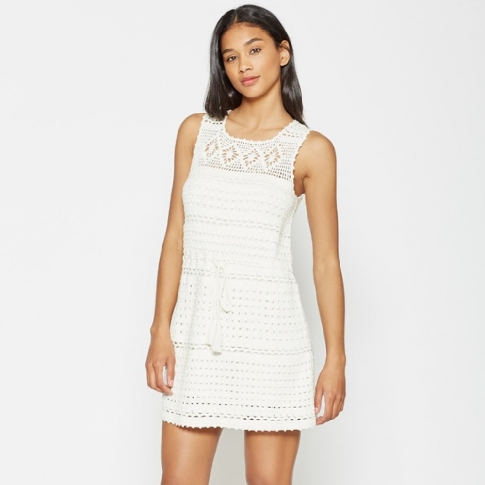 Joie Nawra Crochet Cotton Shift Dress